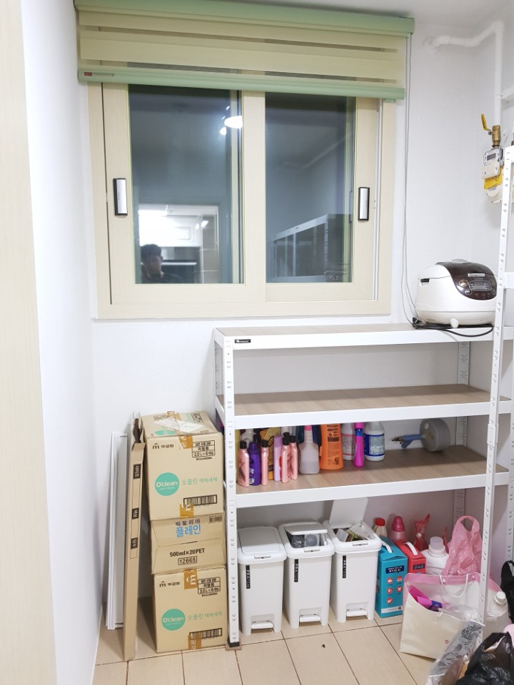 랙셈블 철제선반 조립식앵글 경량랙 베란다 창고 무볼트 선반 800300600 3단