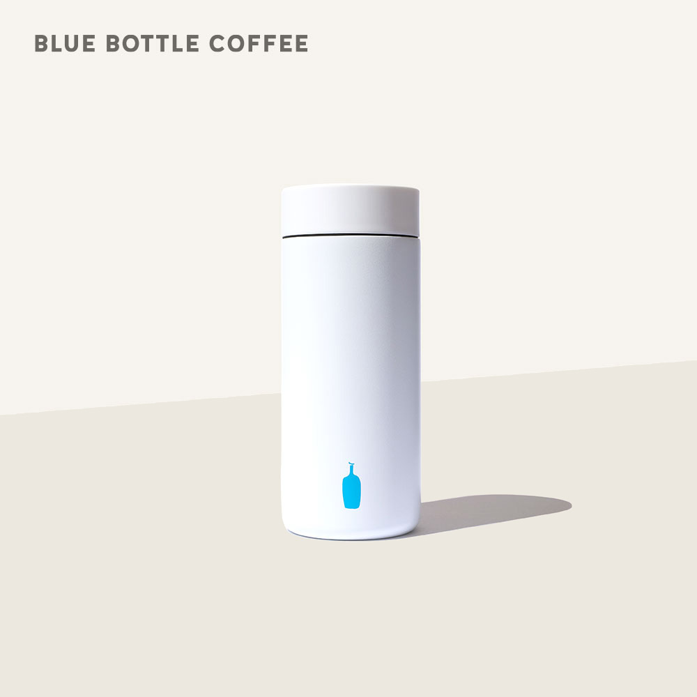 [공식] 블루보틀 360 트래블러 머그 12oz 포그 화이트 Blue Bottle Miir 360 Traveler 12oz White - 상품 이미지