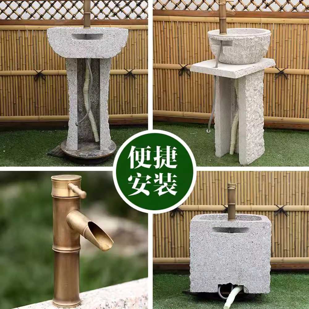 석재 음수대 정원 스탠드 운동장 실외 산책로 광장 A 이미지 6