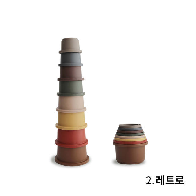 무쉬 스태킹컵 컵쌓기 아기 소근육 발달