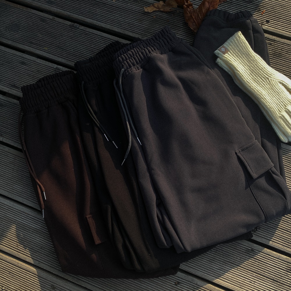 1+1 남성기모조거팬츠 남자융기모바지 - 상세 이미지 2