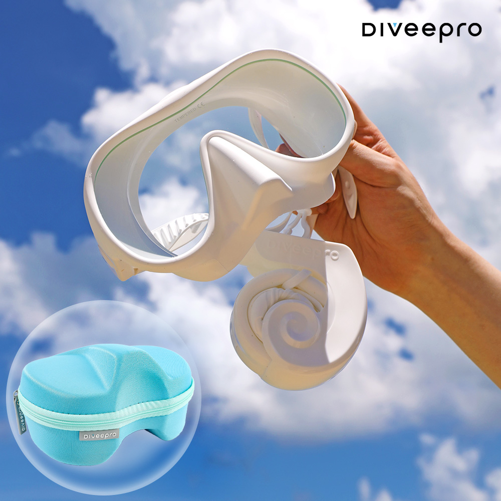 다이비프로 포켓다이브 스노쿨링 마스크 폴더블 휴대용 물안경