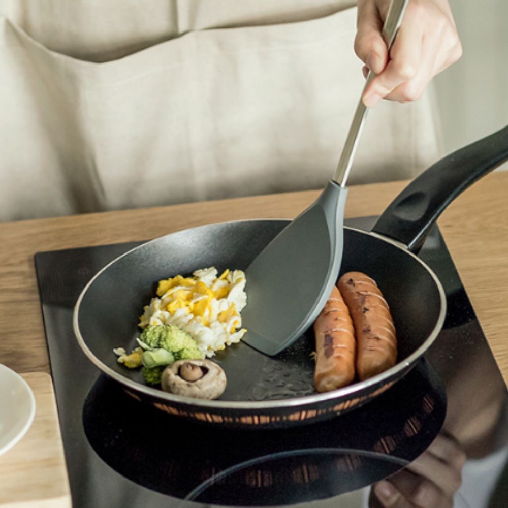 스텐 핸들 와이드 실리콘 뒤집개 부침개 뒤지개 - 상세 이미지 3