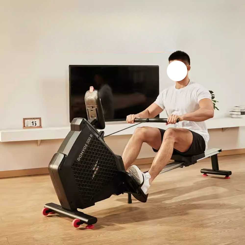 가정용 로잉머신 전신 유산소 근력운동 실내 피트니스 자가발전(7kg-15단) - 상품 이미지