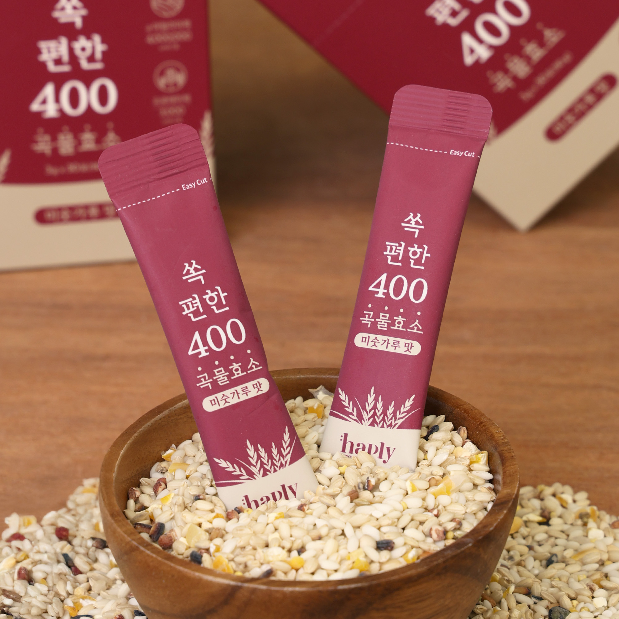 [1+1] 해플리 쏙 편한 400만 곡물 효소 30포, 2개 - 상세 이미지 2