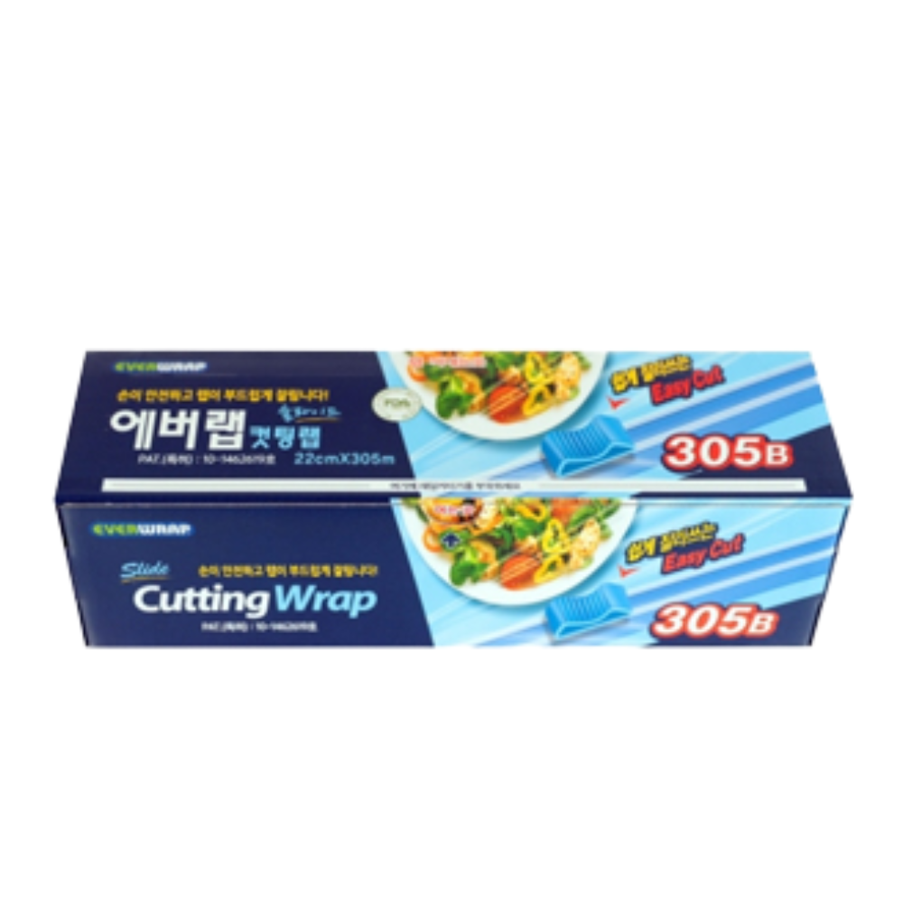 에버랩 이지컷 슬라이드랩 안전커팅기 내장형 22cmx305m, 1개 - 상품 이미지