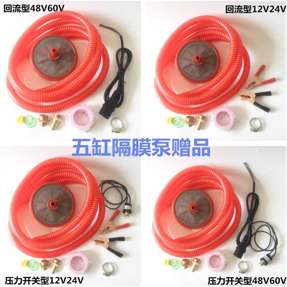 전기 분무기 펌프 약품 소독 플런저 조절 혼합 농업 12V 220W 압력 - 상세 이미지 4