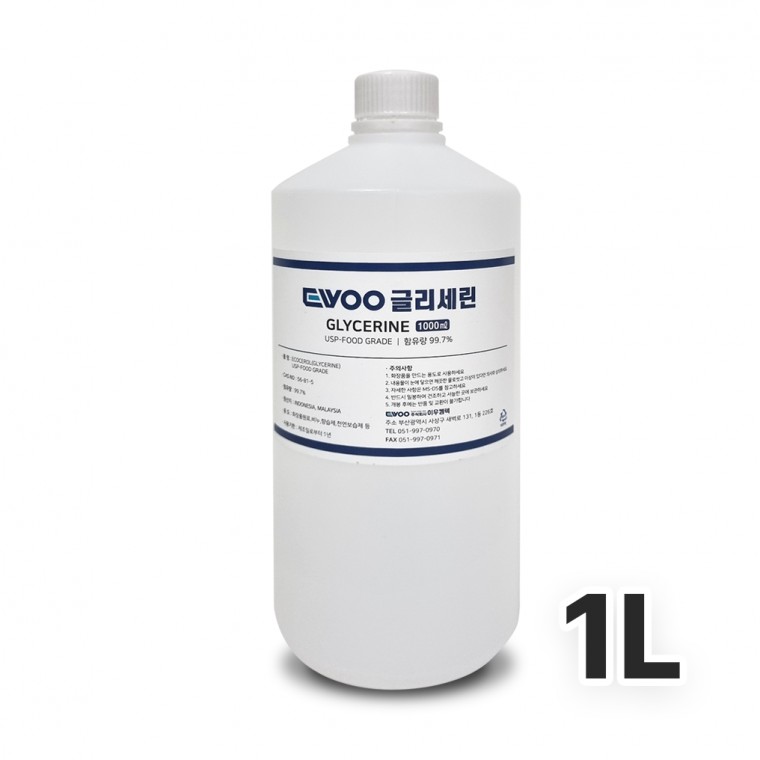 식물성 글리세린 99.7 USP급 1000mL 슬라임 비누 화장품 - 상품 이미지