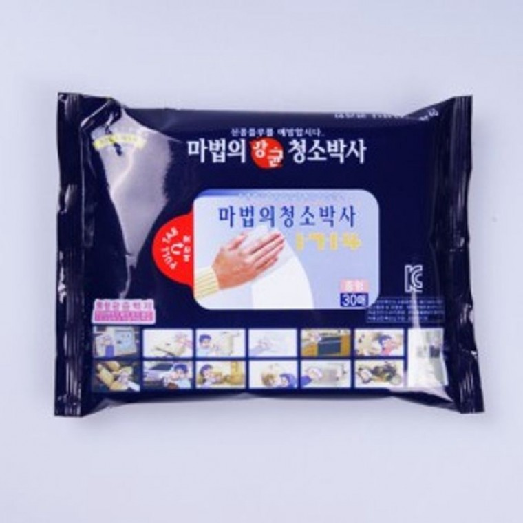 일회용 걸레 티슈 행주 바닥 식탁 청소 와이퍼 30매 - 상품 이미지