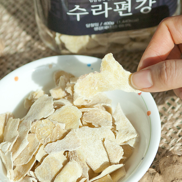 봉동 생강편강 국산 수제 바삭한 생강칩 이미지 6