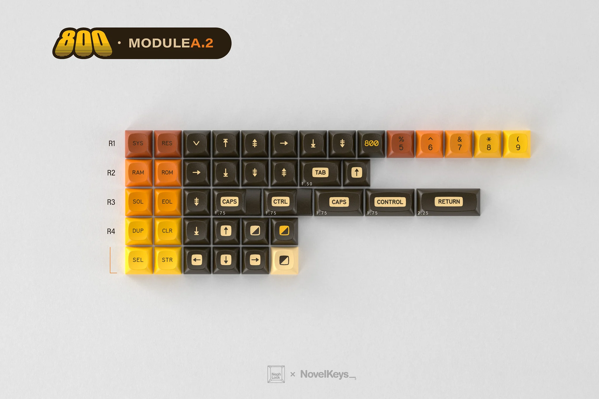 GMK MTNU 800 OS2.0 키캡 추가구성 - 상품 이미지