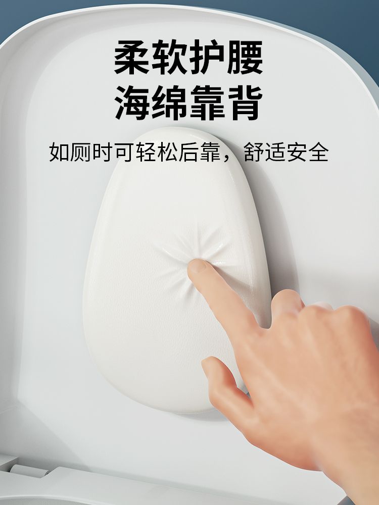 캠핑용 야외 간이 차박 대변기 기본 화장실 소변통 휴대용 임시 블루(쪼그려) 미끄럼방지 - 상세 이미지 3