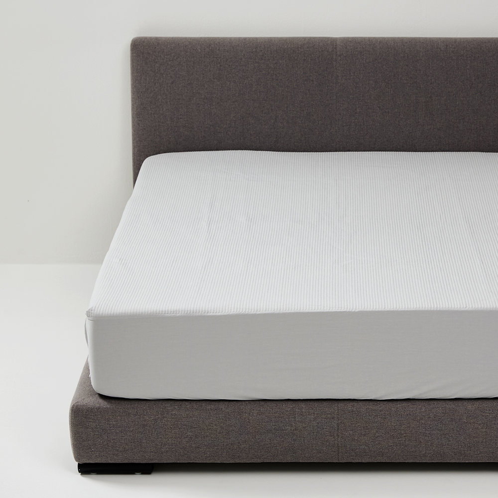 코지네스트 컴팩트 워싱 60수 고밀도 매트리스 누빔 커버 연그레이, SS(슈퍼싱글)