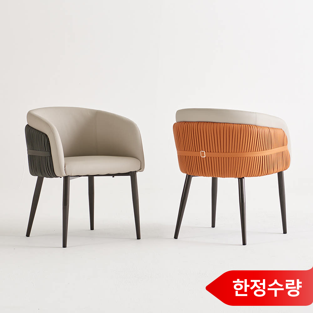 [네이버단독 한정수량특가] 이안 고급 식탁 라운지 체어 - 상품 이미지