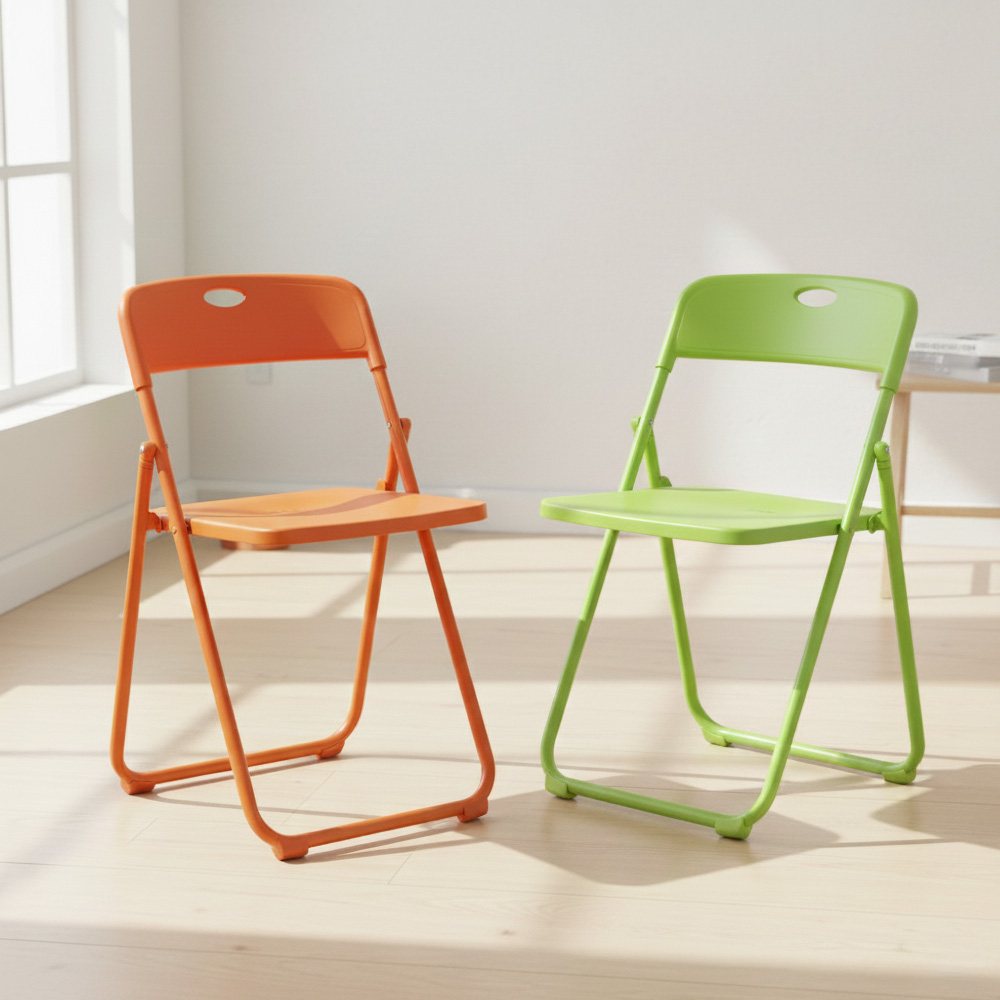 1+1 제로 다용도 접이식의자 사출 간이 의자 폴딩체어