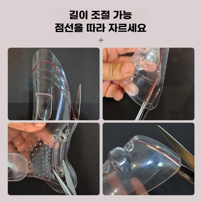 미용사 전용 신발 커버 발보호 방모용 컷트머리 차단 - 상세 이미지 5
