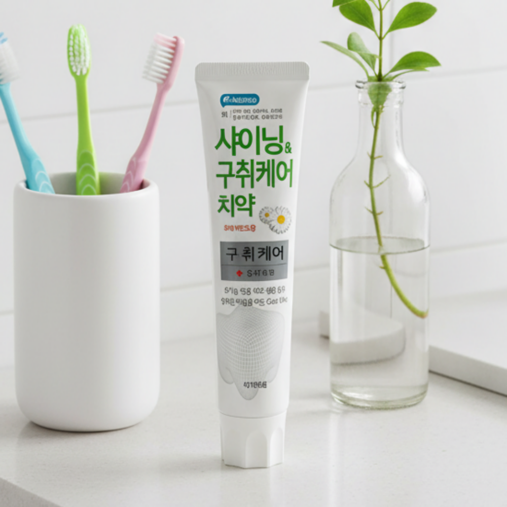 이밸런스 샤이닝 구취케어 유기농허브 비건치약 150g, 10개 - 상세 이미지 3
