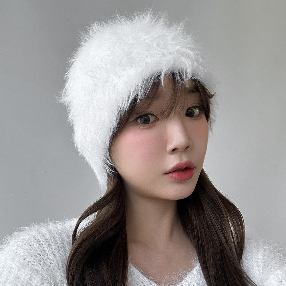 겨울모자 웜 밍크 퍼 비니 - 상세 이미지 3