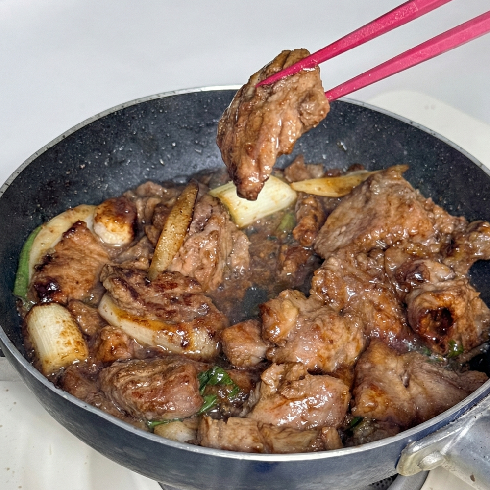 [4팩]바이트 한입저당 부드러운 닭가슴살대신 돼지갈비맛 양념구이 저당제육볶음 닭갈비 이미지 2