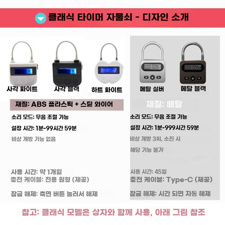 휴대폰 타이머 잠금박스 자율학습 전자시간잠금 집중력 - 상세 이미지 3