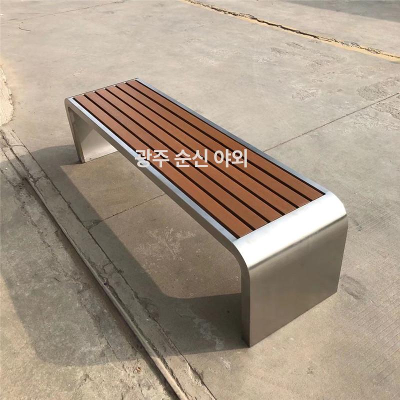공원 벤치 야외 의자 안뜰 레저 목재 정원 긴벤치 - 상세 이미지 3