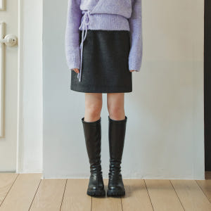 [제로스트릿] 허쉬 플레인 스커트 HUSH PLAIN SKIRT / GR... 착용 후기 | 사이즈/핏 총정리 - 상품 이미지 1