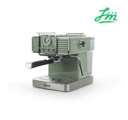 보랄 보랄 더 셰프 에스프레소 커피머신, BR-CM1350G, 제이드