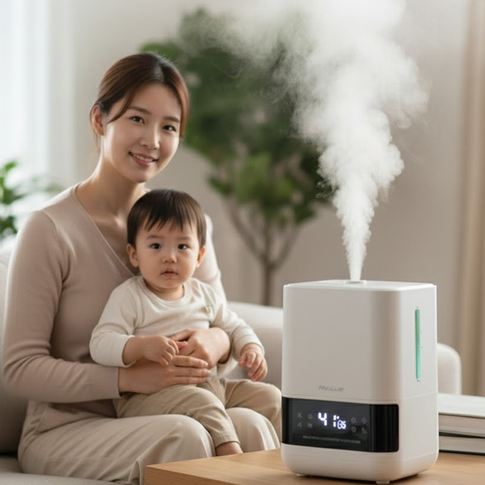 늘림 아기 신생아 가습기 저온 가열식 대용량 가습기 6L