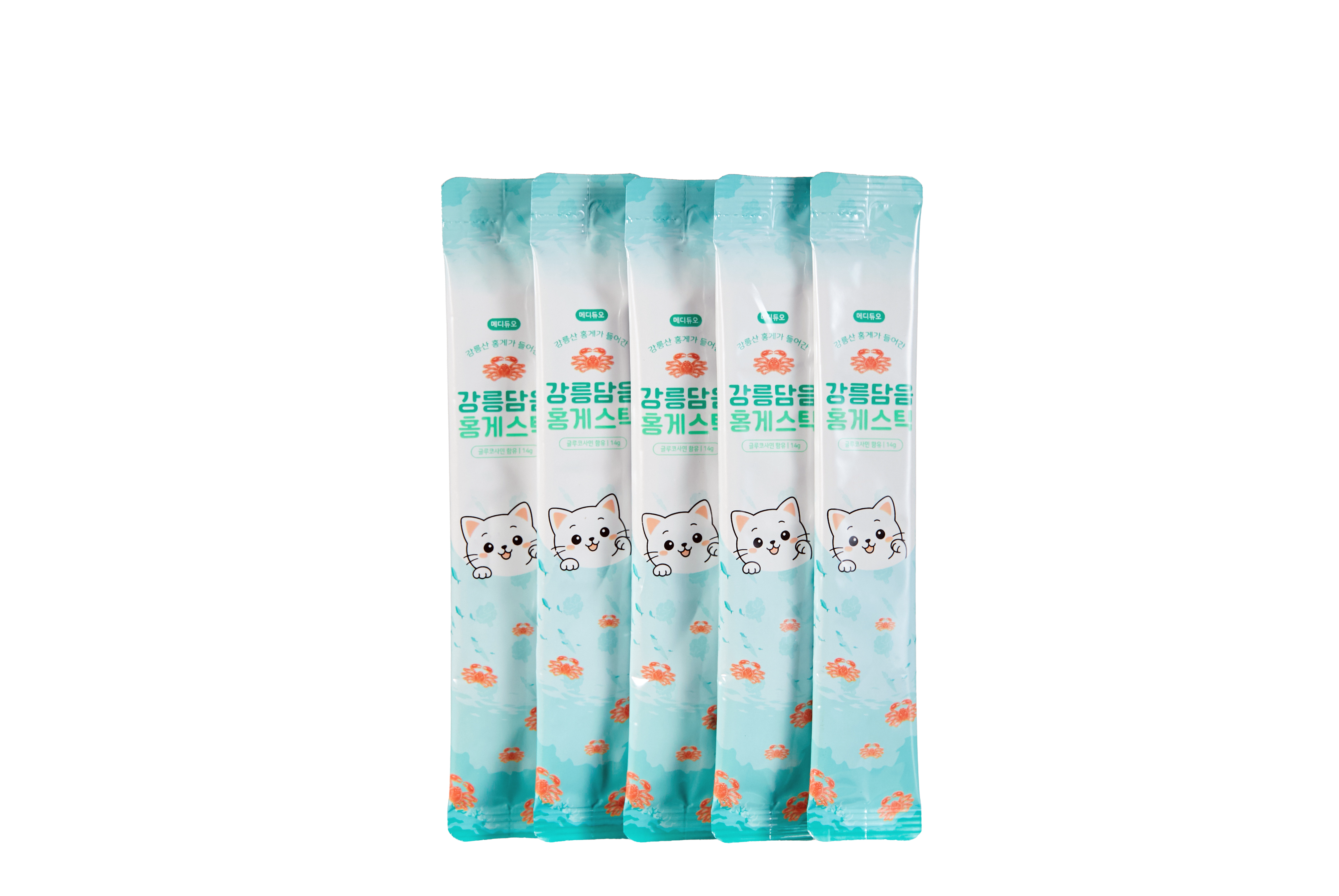 대용량 메디듀오 강릉담음 홍게스틱 짜먹는 고양이 간식 츄르 닭가슴살+연어 60p 이미지 8