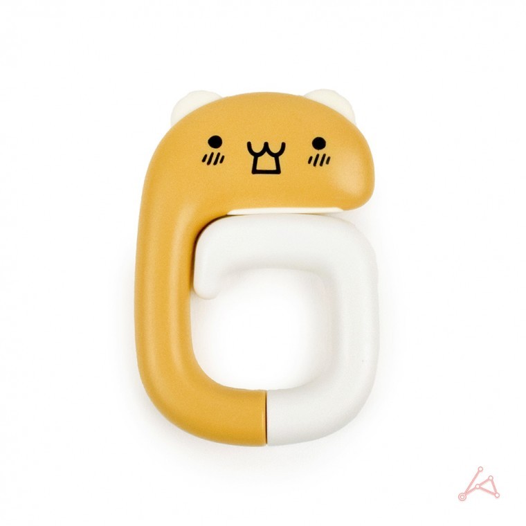 캐릭터 가방걸이 옐로우 고양이 - 상품 이미지