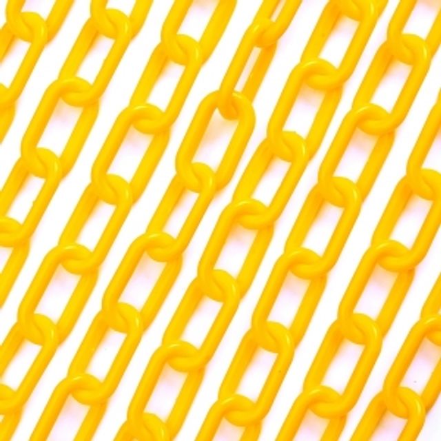 25M 가드라인 플라스틱 체인(두께 10mm) 주차차단 - 메인 이미지