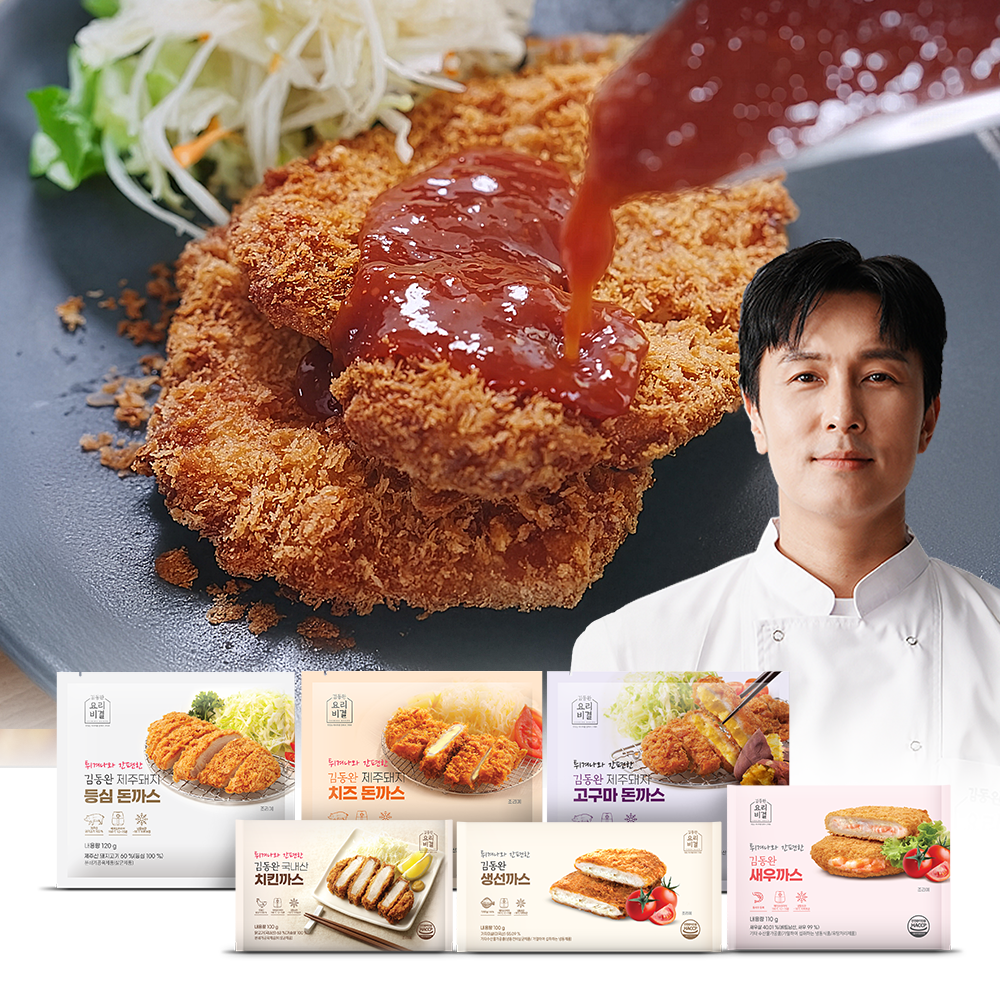 김동완 돈까스 2팩 튀겨나온 등심 돈가스 에어프라이어 - 상품 이미지