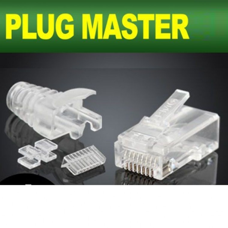 CAT6 RJ45 커넥터 플러그 단자 랜잭 8P8C 1개 - 상품 이미지