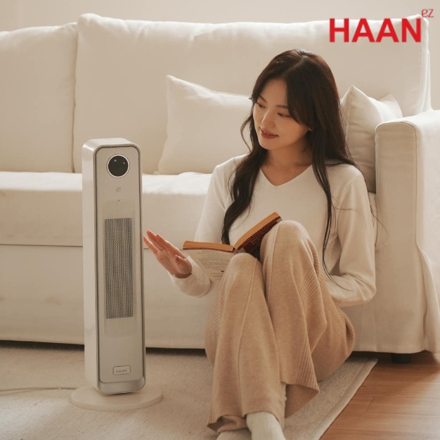 가정용 타워형온풍기 AI음성인식 그래핀 PTC온풍기히터 - 상품 이미지