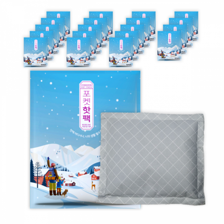 MW글로벌 대용량 발 핫팩 포켓용 군용 붙이는 100g 방석 50개입 - 상품 이미지