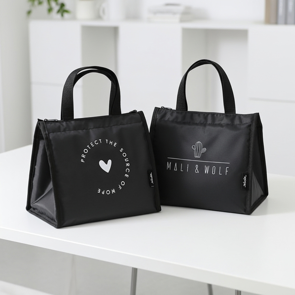 보온보냉가방 직장인 도시락 이유식백 런치백 선인장보냉가방