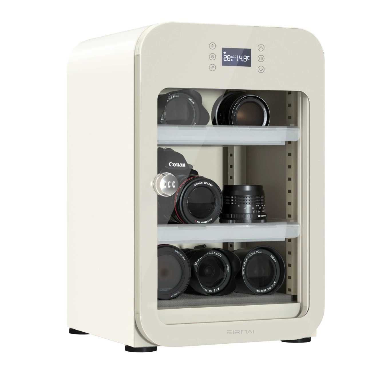 EIRMAI R4M 카메라 제습함 보관함 아이보리 40L - 상품 이미지