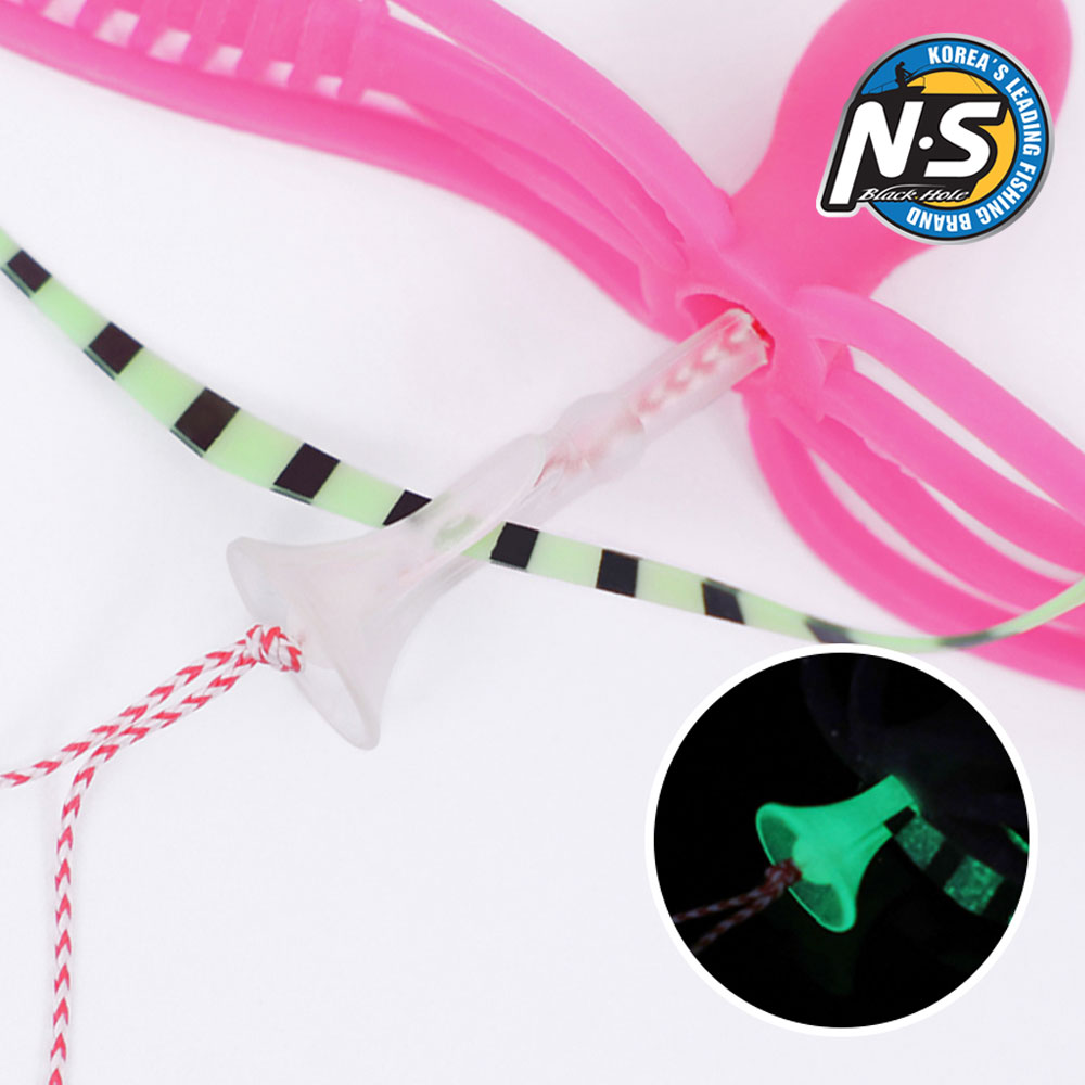 NS 코드 라바 스퀴드 세트 대구라바 꼴뚜기 스커트 훅 바늘 채비 - 상세 이미지 5