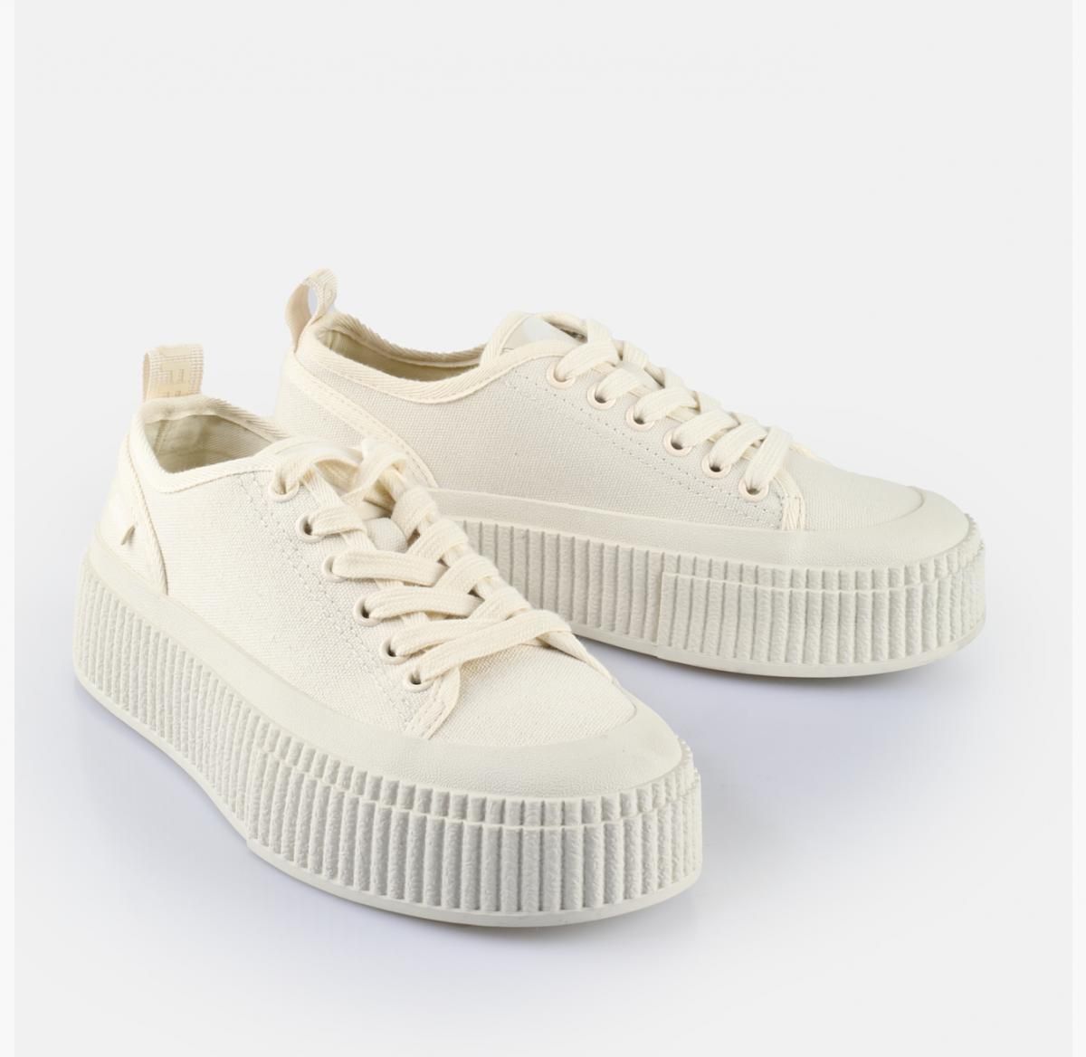 버팔로 비건 플랫폼 베이직 스니커즈 로우탑 02385808 BEIGE - 상세 이미지 3