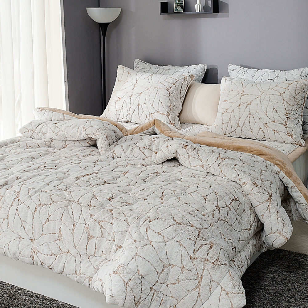 나라데코 프리미엄 15mm 장모 극세사 두꺼운 겨울 차렵 이불 SS