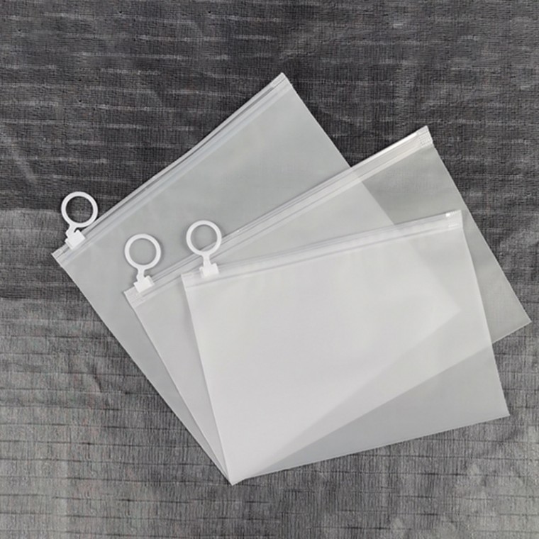 반투명 슬라이드 고리 지퍼백 20x15cm DD-11733 - 메인 이미지