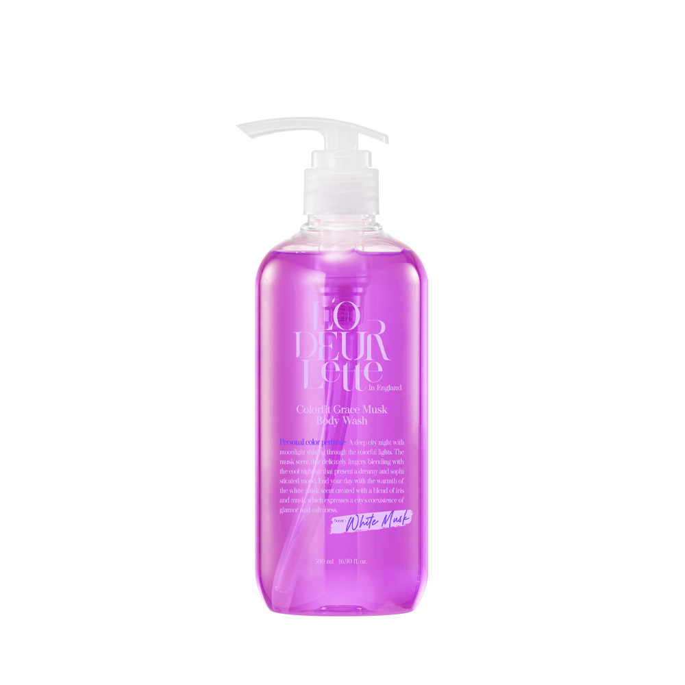 로더렛 약산성 등드름 퍼퓸 대용량 그레이스 머스크 바디워시 500ml - 상품 이미지