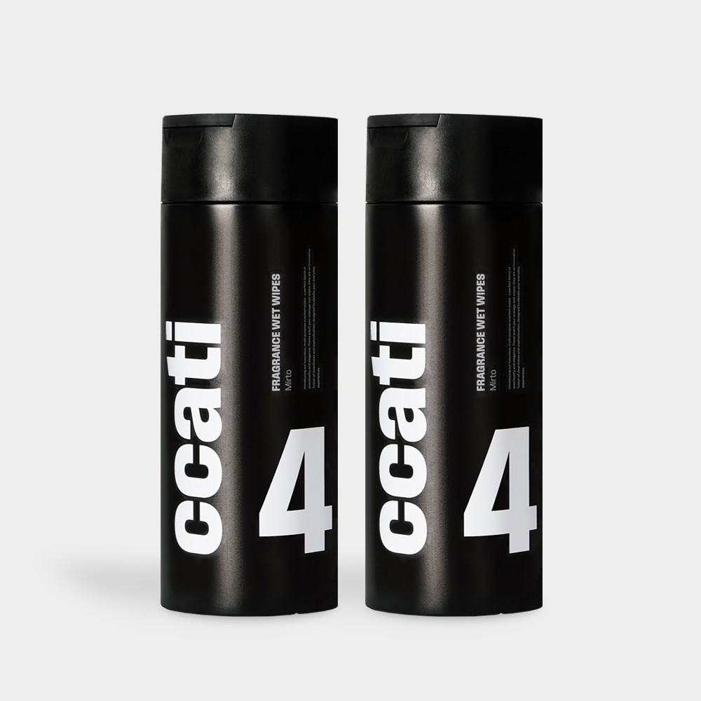 까띠 올인원 세정 살균 물티슈 향기 청소 소독 차량 선물 70매 (2개)