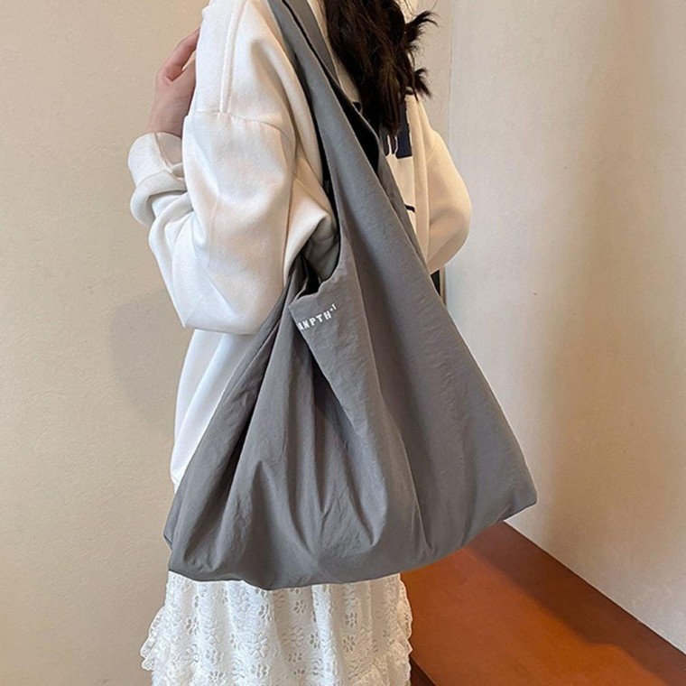 데일리 숄더 여성 백 쇼퍼 큰 빅 가방 보부상 그레이 - 메인 이미지