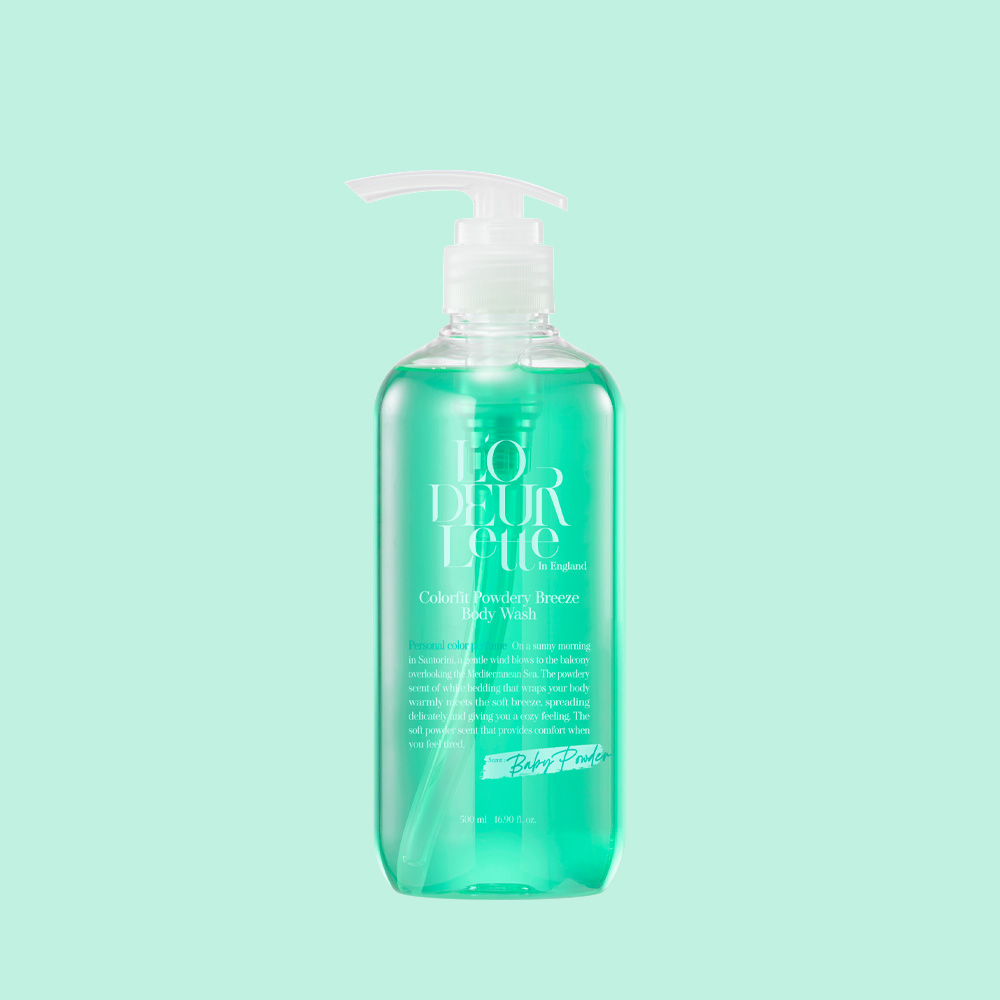 로더렛 컬러핏 파우더리 브리즈 바디워시 500ml - 상세 이미지 4