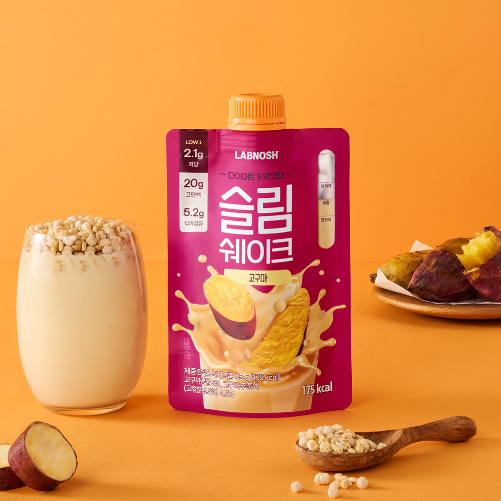 랩노쉬 슬림쉐이크 45g 고구마, 7포, 1개 제품 이미지