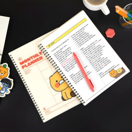 [고마음샵] 카카오 2026 B5 PP 커버 먼슬리 플래너 춘식이 업무일지 교무수첩 예쁜다이어리 교회다이어리 업무용다이어리