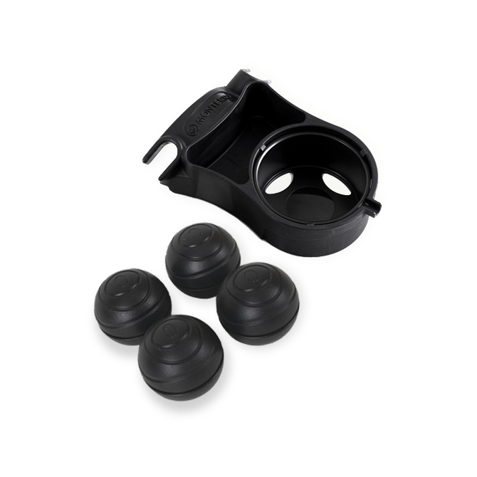 몬테라 체어볼(4Pcs) 컵홀더 세트 CVT2 캠핑 의자 다리 보호 - 메인 이미지