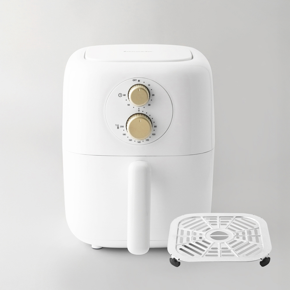 라쿠진 3L 저소음 미니 에어프라이어 소형 LCZ0101 올스텐 받침대 구성 집들이선물