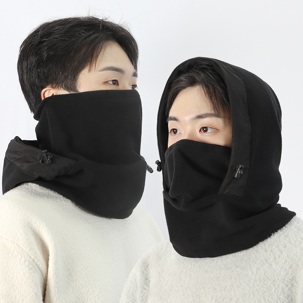 카르닉 더블 기모 바라클라바 넥워머 DBHN 겨울 방한 후드 목토시 남자 여자 멀티스카프 - 상세 이미지 4